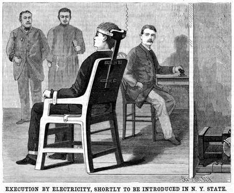 Executionbyelectricityelectricchairillustrationscientificamericanvolumes58 59june30