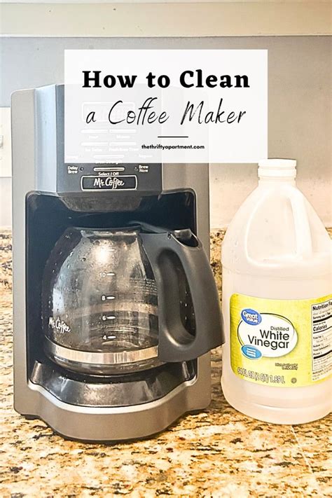 How To Clean A Coffee Maker Coffee Maker Cleaning Coffee Pot