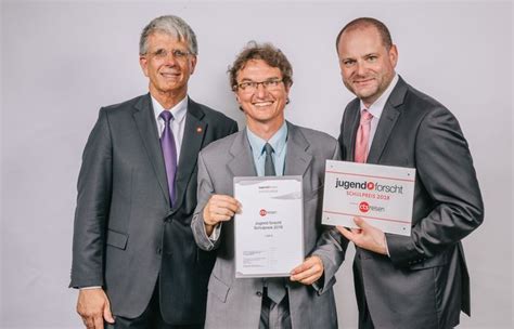 Fgn Erh Lt Den Jugend Forscht Schulpreis Verein Der Freunde