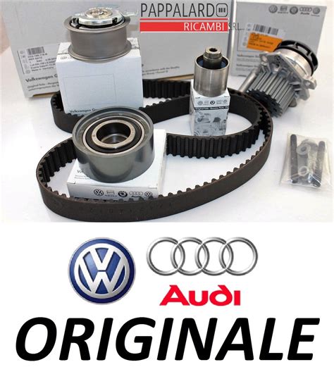 KIT CINGHIA DISTRIBUZIONE POMPA ACQUA ORIGINALE AUDI A3 A4 A5 A6 Q5