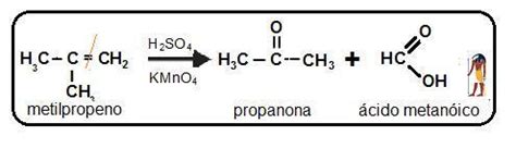 A Oxida O Do Metilpropeno Na Presen A De Solu O De Kmno Em Meio