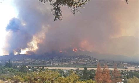 Onemi Declara Alerta Roja Por Incendio Forestal De Gran Magnitud En La