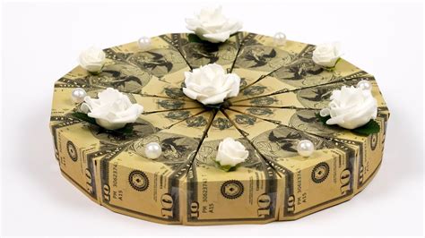 How To Make A Money Cake With Dollar Bills