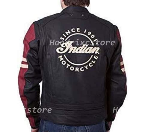 Indian Motorcycle Leather Jacket Indian Mens Jacket Motorcycle Jacket