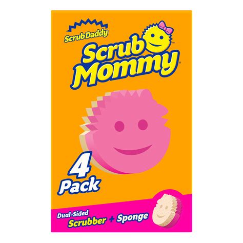 Scrub Daddy Scrub Mommy 4ct Sponges Pink 4 Count