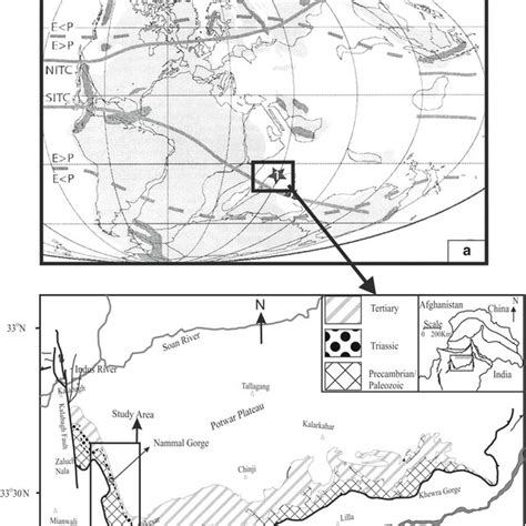 Paleogeographic Position Of The Salt Range During Early Triassic A