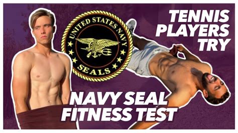 Pro Tennis Players Try The US Navy Seals Fitness Test YouTube