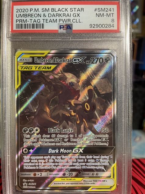 Pok Mon Tcg Umbreon Darkrai Tag Team Gx Sun Moon Sm Promo Promo