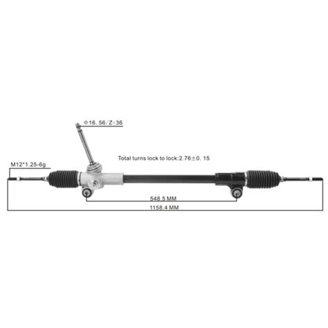 LHD Manual Steering Rack 95390026 Power Steering Racks