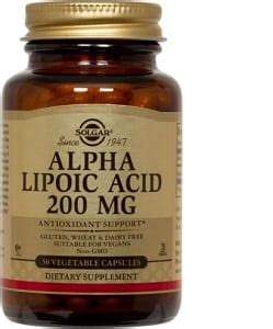 Solgar Alpha Lipoic Acid 200mg The Apothecary New Zealand