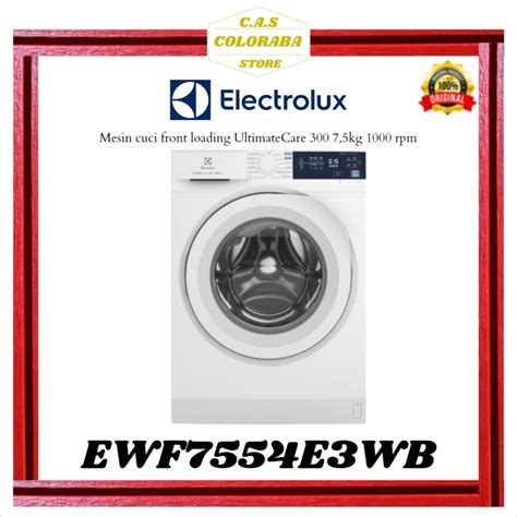 Jual Mesin Cuci Electrolux Ewf E Wb Mesin Cuci Front Loading Kg