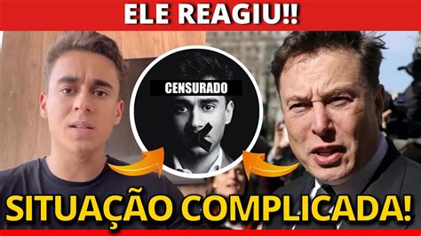 Urgente Elon Musk Reagiu A Censura De Nikolas Ferreira Nas Redes