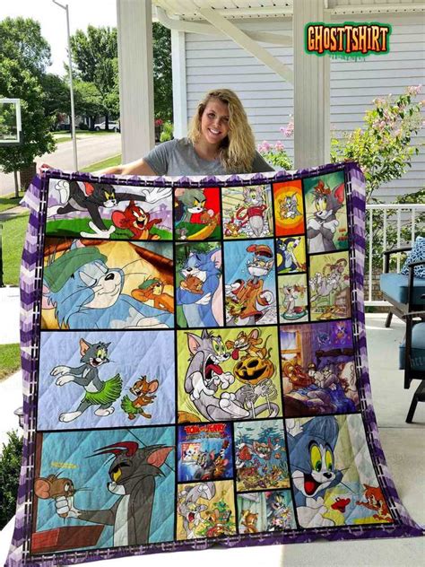 Tom And Jerry Quilt Blanket