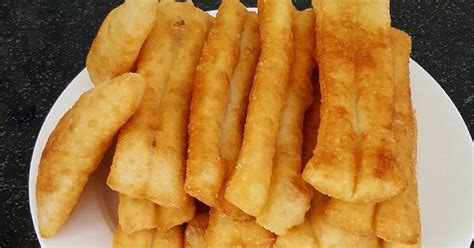 Fried dough stick with natural yeast 油条 Recipe by Tizz Recipe