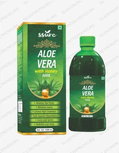 Aloe Vera Juice With Honey Packaging Type Bottle Packaging Size 500