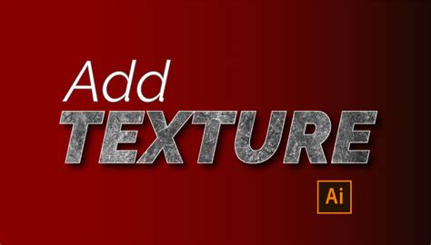 How To Add Texture To Text In Illustrator EzGYD