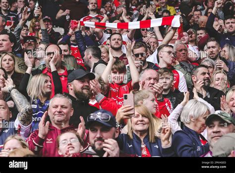 The Hull KR fans celebrating beating Hull FC after the Betfred Super ...