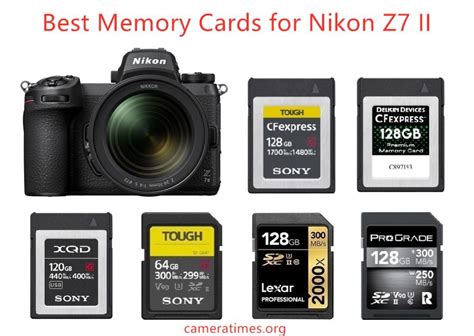 Best Memory Cards for Nikon Z7 II | Camera Times