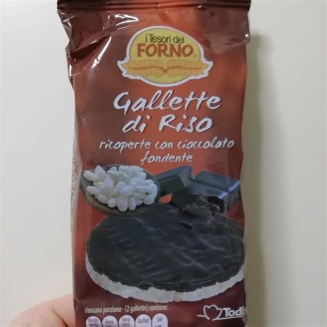 I Tesori Del Forno Gallette Di Riso Ricoperte Con Cioccolato Fondente