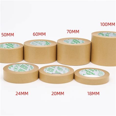 Biodegradable Water Activated Reinforced Kraft Paper Gummed Tape For