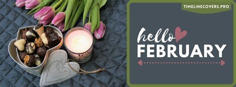 Hello February Month Full of Love Facebook Cover Photo