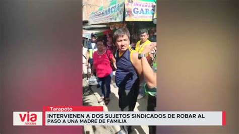 Intervienen A Dos Sujetos Sindicados De Robar Al Paso A Un Madre De