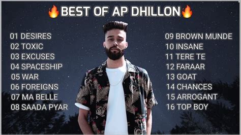 Best Of Ap Dhillon Ap Dhillon All Songs Jukebox Punjabi Songs New