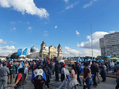 Contin An Las Protestas Contra El Gobierno De Giammattei En Guatemala