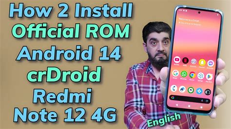 Install Official Android Crdroid On Redmi Note G English Youtube