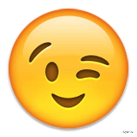 Winky Face Emoji: Greeting Cards | Redbubble