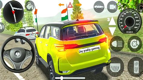 Indian Fortuner Driving Game D Indian Car Simulator D Fortuner Gadi