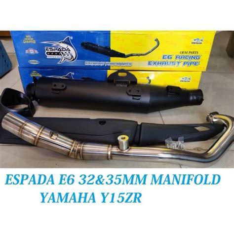 Espada Racing Exhaust Ekzos Pipe LC135 Y15 RSX RS150 E4 E5 V5 E6 E7