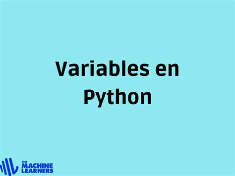 Variables En Python