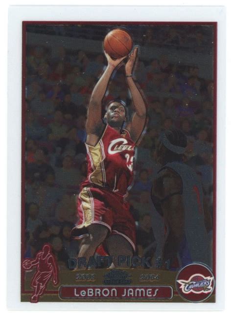 Mystery Ink 2003 04 Topps Chrome Set Break Iconic Lebron James Rookie