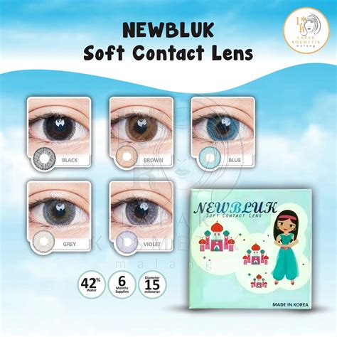 Jual New Bluk Softlens Mm Soft Contact Lens Softlen Newbluk