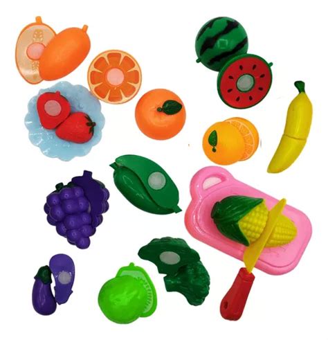 Kit Frutas E Legumes Comidinha Infantil C Velcro Pe As Mercadolivre