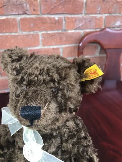 STEIFF 35CM CLASSIC 1920 Jointed Teddy Bear With Growler 000836 Never