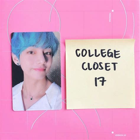 Bts Map Of The Soul Persona Taehyung V Official Photocard Pc Version 3 1996913225