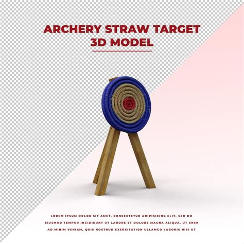 Premium Psd Archery Straw Target