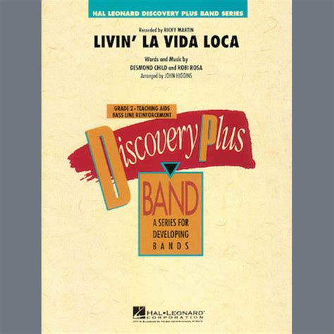 Livin La Vida Loca Arr John Higgins Bb Trumpet Sheet Music