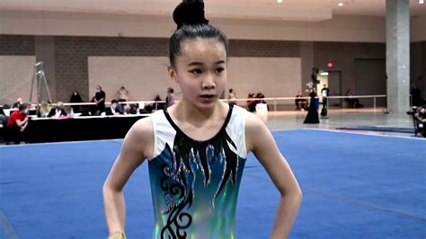 1st Place Usag Level 8 Floor Routine Vicki Zhou 2021 Regional 6