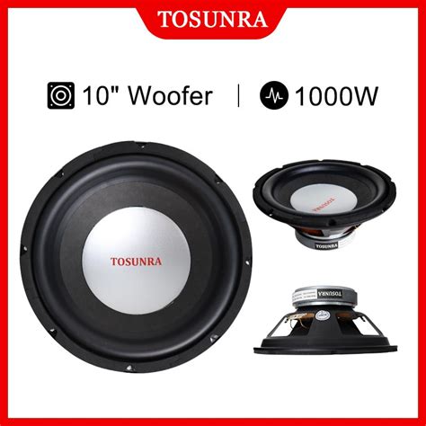 Tosunra Replacement Woofer Speaker Subwoofer Audio Watts For