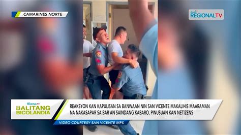 Balitang Bicolandia Suporta Kan Kapulisan Matapos Makapasar Sa Bar An