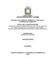 Análisis comparativo de todas las leyes que han regido el derecho