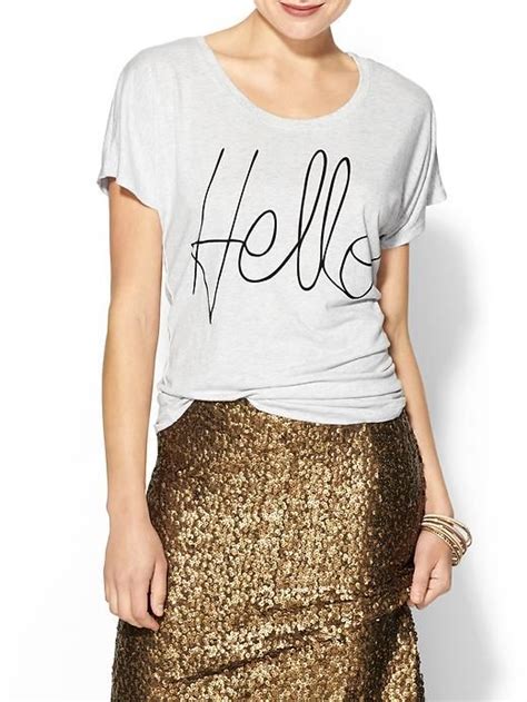 Piperlime | Hello Tee | Clothes, Fashion, Style