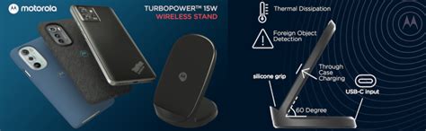 Motorola Chargers Turbopower W Wireless Stand Compatible With