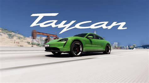 PORSCHE TAYCAN BEAMNG DRIVE Cinematic YouTube