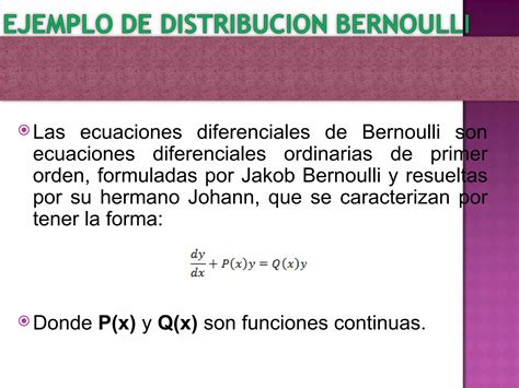 Ejemplo Distribuci N Bernoulli Ppt