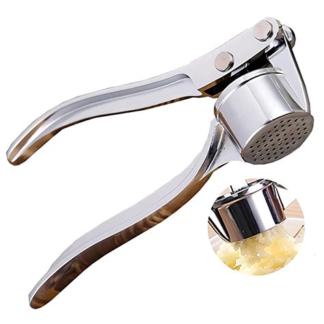 Buy Garlic Crusher Presser Garlic Press Portable Ginger Crusher Curved