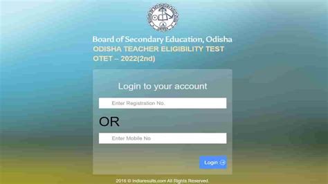 Bse Odisha Ac In Otet Admit Card Out Direct Link Released Check